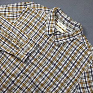 Madewell Shirt Mens XXL/2XL Plaid Flannel Long Sleeve Button Down Perfect Fit